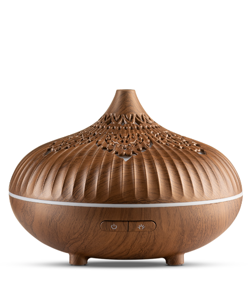 Diffuseur à huiles essentielles ultrasonique en bambou recyclé - Batur - Comptoir Aroma